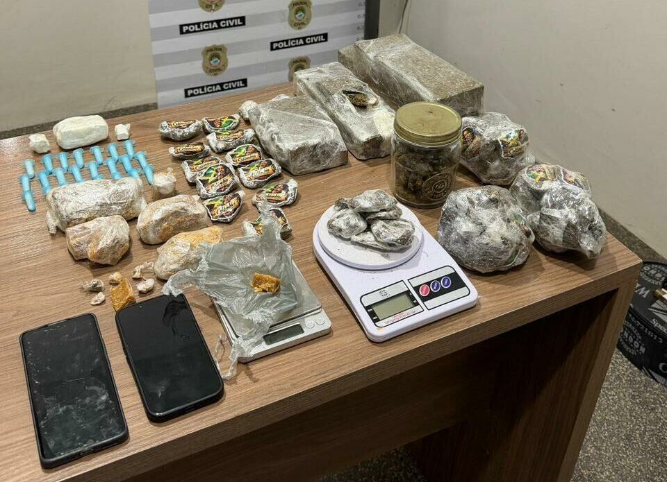 Imagem de compartilhamento para o artigo Polícia Civil apreende drogas e prende suspeitos de tráfico em Chapadão do Sul da MS Todo dia